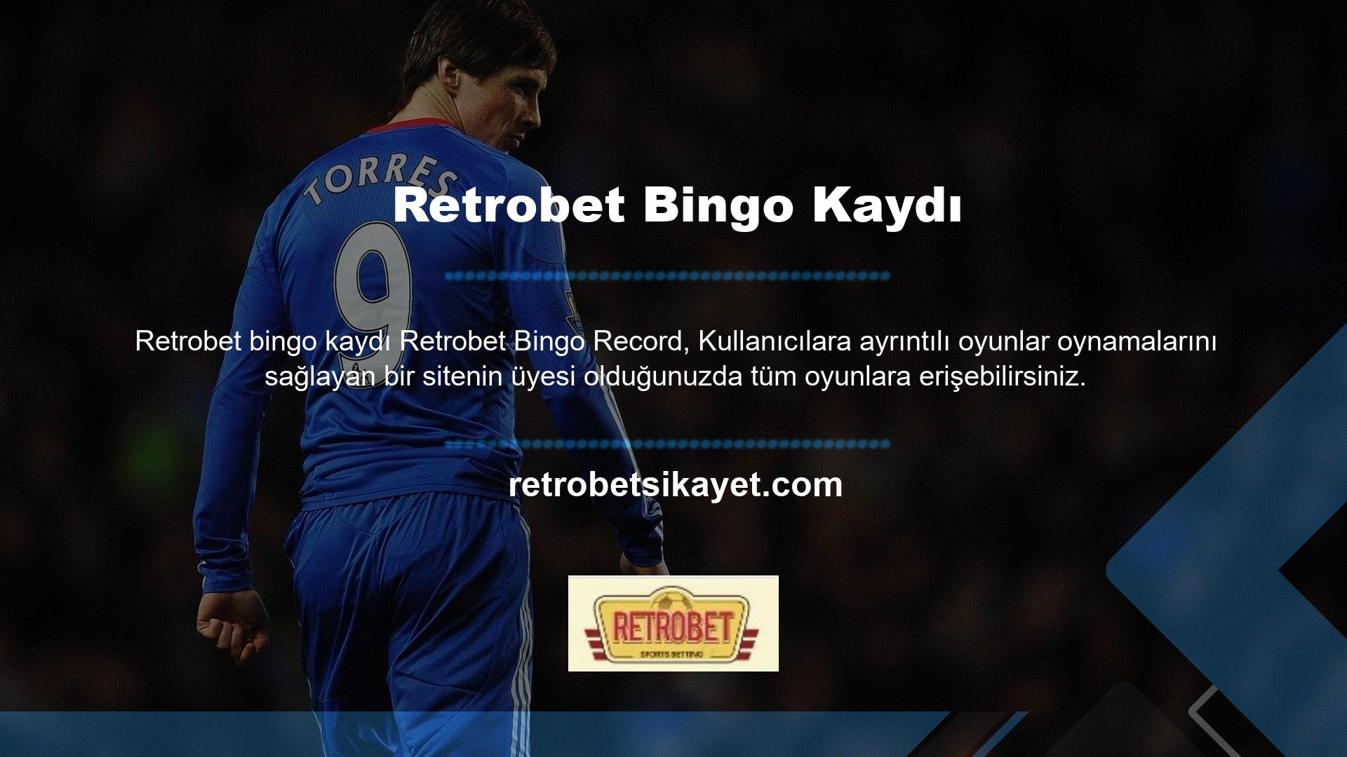 Binlerce oyun seçeneği arasında Bingo, sadeliği ve şansı sayesinde en popüler olanlardan biri olan en ünlü Bingo oyununun Retrobet Bingo rekoru başka bir unvanını açıyor