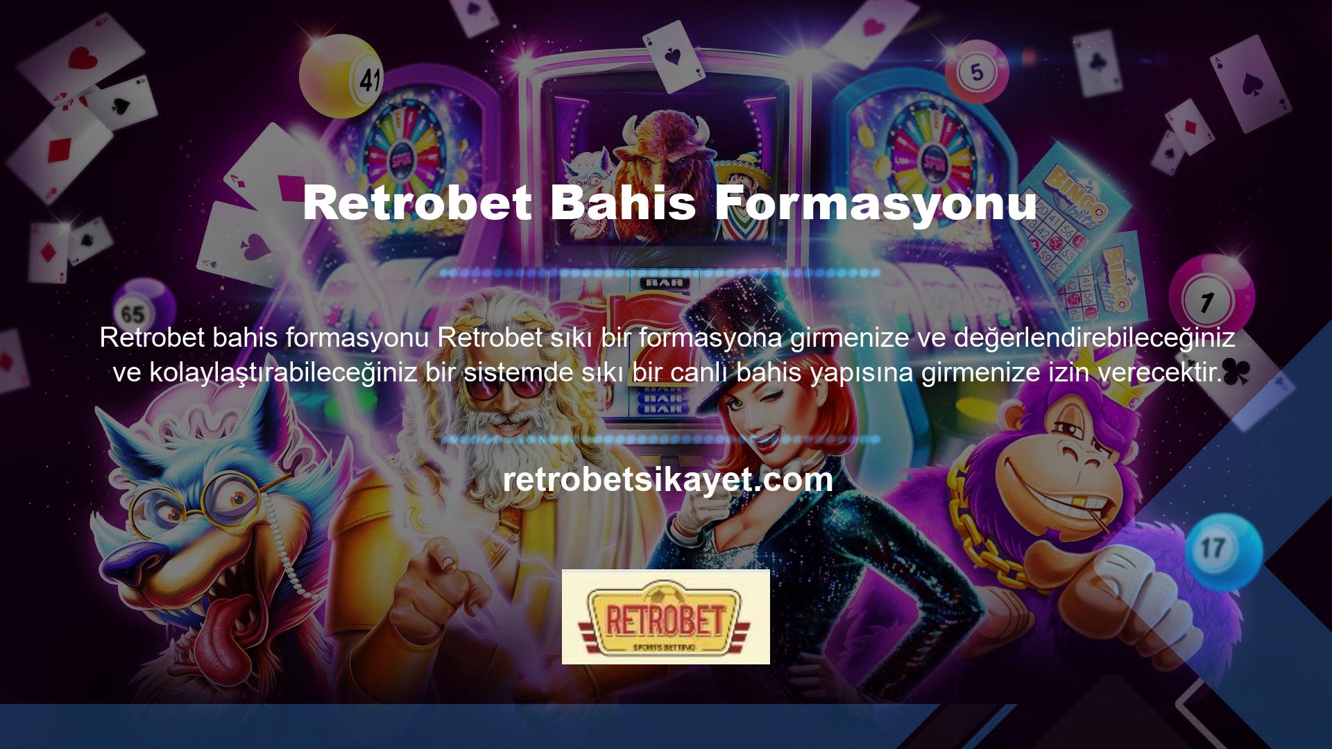 Retrobet güvenilir olup olmadığını ve Retrobet nasıl çalıştığını kontrol ederseniz, sitede her zaman -dat ve sorunsuz oluşumlar alacaksınız ve her zaman performans alanlarına kalıcı erişiminiz olacak